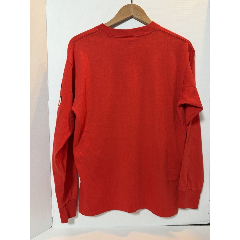 VTG 70s 80s HEF-T L/S Shirt Men Large Centrifuge Science Lab Made In USA 129 - Picture 5 of 5